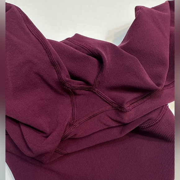 Athleta WARP KNIT 7/8 TIGHT Velvet Plum S/M - Picture 3 of 9